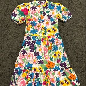 JCrew multi colored floral dress